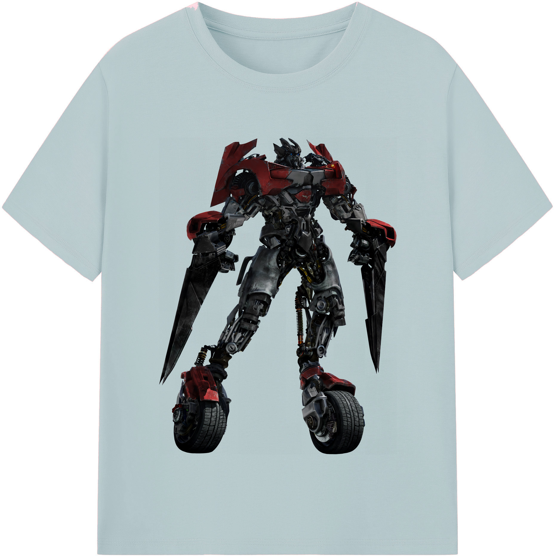 （画像用） Transformers トランスフォーマー 綿100％半袖Tシャツ（フロントプリント）